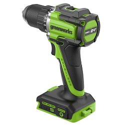 Дрель-шуруповерт аккумуляторный Greenworks DD560 3708407, 24В, б/щ (без АКБ и ЗУ)