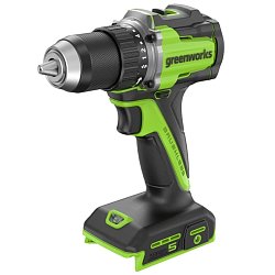 Дрель-шуруповерт аккумуляторный Greenworks DD560 3708407, 24В, б/щ (без АКБ и ЗУ)