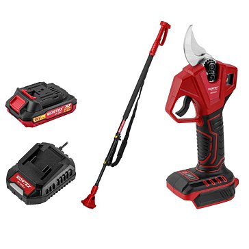 Изображение товара Аккумуляторный секатор Wortex CBS 2030 с телескопической штангой