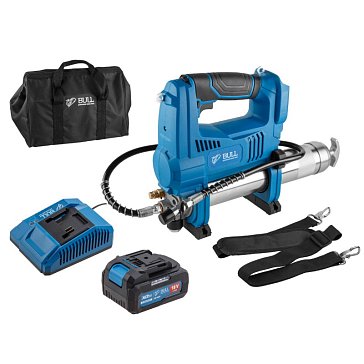 Изображение товара Аккумуляторный шприц для смазки Bull CGG 6818 XLTpro SET 1325894 690 атм 255 г/мин