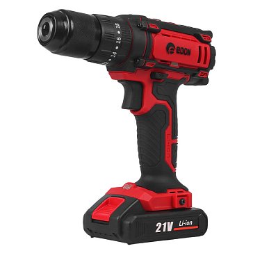 Изображение товара Аккумуляторная ударная дрель-шуруповерт Edon AD-21AP 21 В, 2 АКБ, кейс