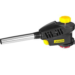 Газовая горелка Stayer ProTerm 55582 на баллон, "PROFESSIONAL", с пьезоподжигом, 1300С