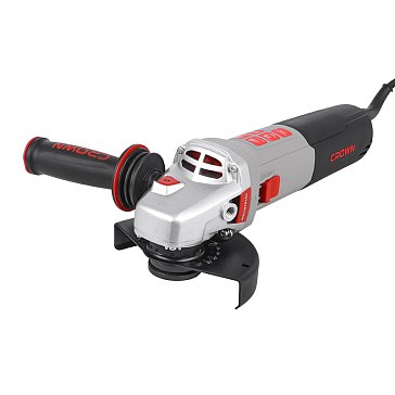 Изображение товара Угловая шлифовальная машина Crown CT13677-125RS 1500Вт для бетона и металла