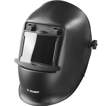 Изображение товара Маска сварщика Зубр МСО-11 11072 со стеклянным светофильтром затемнение 11, откидной блок, Профессионал