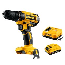 Дрель-шуруповерт Steher CD-40-21, 20 В, 40 Н·м, 1 АКБ LMS 2 А·ч