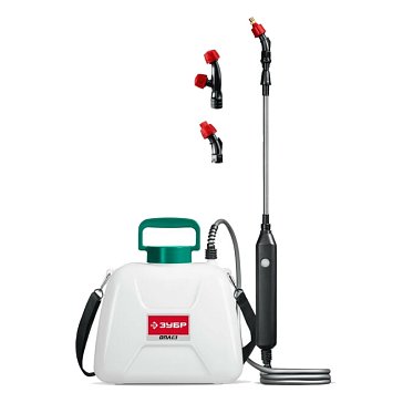 Изображение товара Аккумуляторный опрыскиватель Зубр ОПЛ-5 5л бытовой для дезинфекции и сада