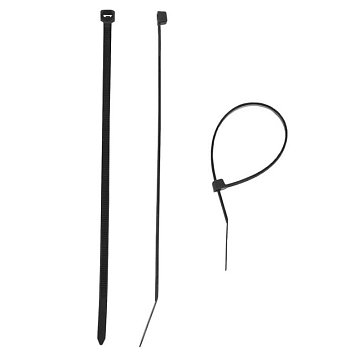 Изображение товара Хомуты нейлоновые Зубр 309030-90-1020, черные, 9 x 1020 мм, 50 шт.