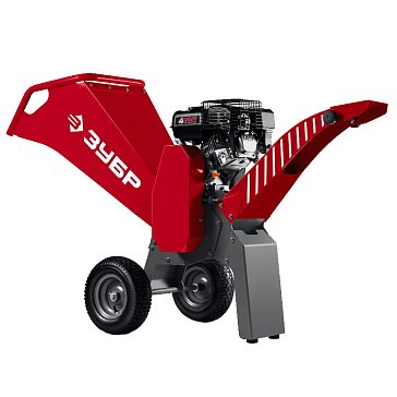 Изображение товара Бензиновый садовый измельчитель Зубр БИС-90 мощный для веток диаметр 90 мм