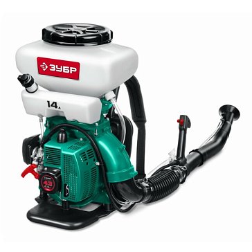 Изображение товара Бензиновый опрыскиватель Зубр ОПБ-14-43 14 л 2.5 л.с для сада и дезинфекции