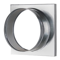 Адаптер переход с 150х150 на D-160 мм Shuft НС-0006981, комплект 2шт