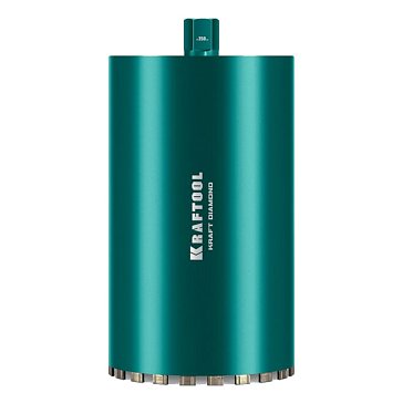 Изображение товара Алмазная коронка по железобетону Kraftool DIAMOND 29825-250, 250 мм, 450 мм, лазерная сварка сегмен