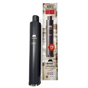 Изображение товара Коронка алмазная Adel Instrument Rhino AI-1105200201 76 мм 400 мм мокрое сверление