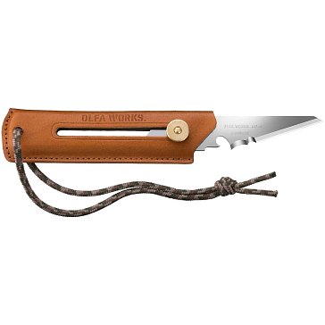Изображение товара Многоцелевой нож OLFA WORKS BK1 CAMEL с выдвижным лезвием и чехлом