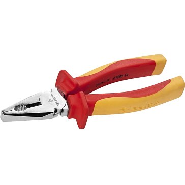 Изображение товара Плоскогубцы Зубр "ПРОФИЭЛЕКТРИК" 22145-1-18, диэлектрические комбинированные, двухкомп маслобензостойкая рукоятка, до ~1000В, 180мм