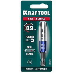 Динамометрический адаптер для бит Kraftool FIX-TORQ 64035-0.9, 0.9 Нм