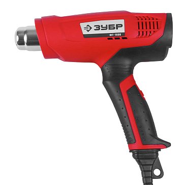 Изображение товара Строительный фен Зубр МАСТЕР ФТ-1600, мощность 1600 Вт, температур 550°C