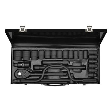 Изображение товара Набор торцевых головок с ключом-трещоткой 24 предмета БелАК БАК.07050