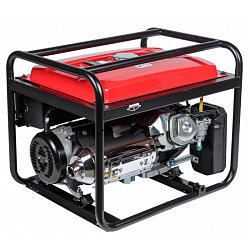 Генератор бензиновый Brait BR6500-CU(E), 6.0/6.5 кВт, 220В, 50Гц, электрический стартер + аккумулятор, медная обмотка