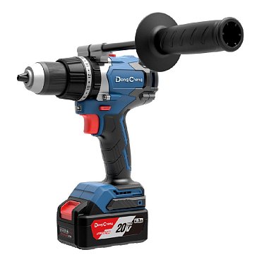 Изображение товара Аккумуляторная ударная дрель-шуруповерт DongCheng DCJZ03-13(TYPE EM) 20V 2скорости с ударом