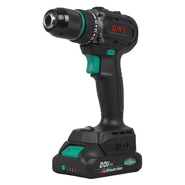 Изображение товара Аккумуляторная дрель-шуруповерт DWT ABSP-20 DNF-2 BMC 20 В 2 Ач бесщеточная