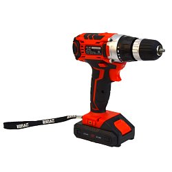 Дрель аккумуляторная Brait BCD20S 21.01.082.070, 18В Li-on, 2 АКБ, 2Ач, 2 скорости, 30Нм, индикатор заряда батареи