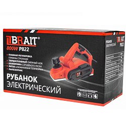 Рубанок электрический Brait P822 21.01.242.106, 800Вт,размер ножа 82*5,7*1,2 мм, 17000 об/мин