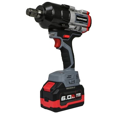 Изображение товара Аккумуляторный бесщеточный ударный гайковерт ProfiPower T-1200N E0244 1200 Нм профессиональный