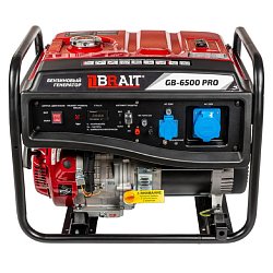 Генератор бензиновый Brait GB-6500 PRO 02.01.026.035, 6,0/6,5 кВт, 220В, 50 Гц