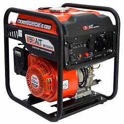 Генератор бензиновый инверторный Brait BR3500iO 02.01.060.100, 2,8/3 кВт, 230В