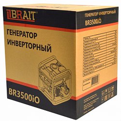 Генератор бензиновый инверторный Brait BR3500iO 02.01.060.100, 2,8/3 кВт, 230В