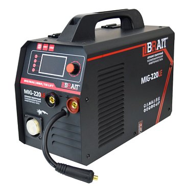 Изображение товара Инвертор сварочный полуавтомат Brait MIG-220LE 18.01.031.043 для профессиональных сварочных работ
