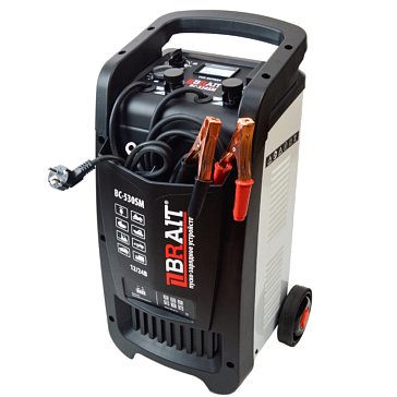 Изображение товара Устройство пуско-зарядное Brait BC-530SM 19.01.024.043, 12/24 В, 30-800Ач; 3 кВт, 64/70А: пуск 10,5 кВт, 500А