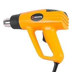 Строительный фен Вихрь ТП-2000 (2000 вт, рабочая температура 550°С, скоростей 2, 300-500 л/мин)