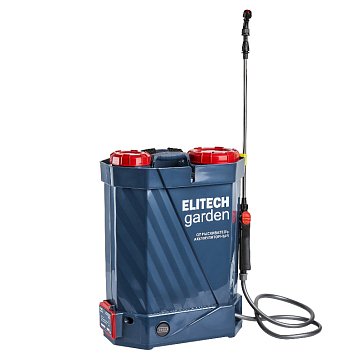 Изображение товара Опрыскиватель аккумуляторный Elitech GARDEN ОСА 16 12В 16л для полива и дезинфекции