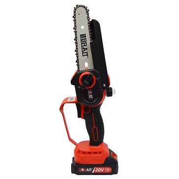 Изображение товара Пила цепная аккумуляторная Brait BCHS20-2NMBL 21.01.230.001, Brushless//200 Вт, шина 6", 37 звеньев, 5000 об/мин, кейс, 2АКБ