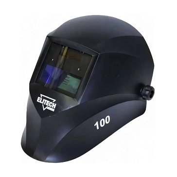 Изображение товара Маска сварочная Хамелеон Elitech PROMO 100 199137, 11 DIN, светофильтр 90х35 мм, черная