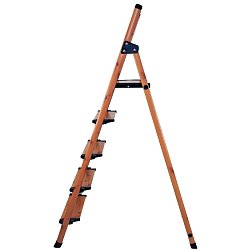 Стремянка Elitech ДМ СТА 5СТ Д 205619, 5 ступеней,165см,4.9кг,нагрузка-150кг,алюминий