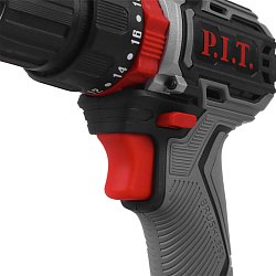 Дрель-шуруповерт аккумуляторная ударная P.I.T. PSR18-D4 (2xАКБ Li-ion 20 В, 1,5 Ач, ЗУ, кейс)