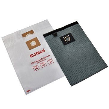 Изображение товара Пылесборник для пылесоса Elitech 2310.005600 214219 полиэстер 3-х слойный