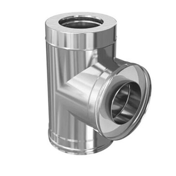 Изображение товара Сэндвич тройник Ferrum 90 градусов 135х200 мм нержавеющая сталь Россия