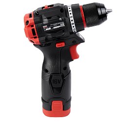 Дрель аккумуляторная Elitech HD CD 16L2 (E2201.039.01) 205715, бесщеточный, 16В, 2х2.0Ач, Li-ion, E-Power, БЗП-10 мм