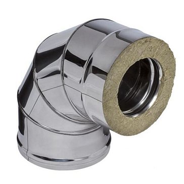 Изображение товара Сэндвич - колено Ferrum УТ000008808, 90* (430/0,5 + нерж), ф140х210