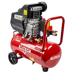 Компрессор коаксиальный масляный Elitech ДМ КМ 200-24 205959, 240 л/м, 1.5 кВт, 8 бар