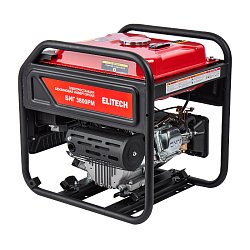 Генератор бензиновый Elitech БИГ 3800РМ 204587, инв, 4-т, мак3/ном2, 8кВт, т/б-15л