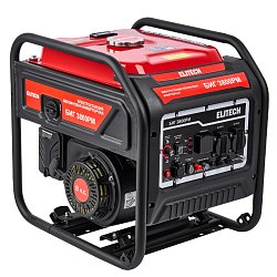 Генератор бензиновый Elitech БИГ 3800РМ 204587, инв, 4-т, мак3/ном2, 8кВт, т/б-15л