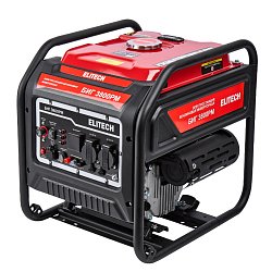 Генератор бензиновый Elitech БИГ 3800РМ 204587, инв, 4-т, мак3/ном2, 8кВт, т/б-15л