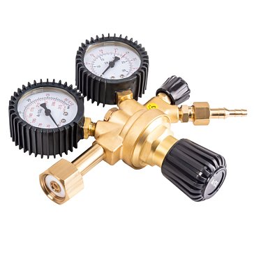 Изображение товара Регулятор FoxWeld WR500 4414, аргоновый/углекислотный, 1 манометр, 1 расходомер, вентиль 