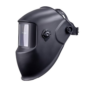 Изображение товара Маска сварщика FoxWeld КОРУНД 5895, черная, (ф-р АСФ 4/9-13 с внеш. рег., пр-во ), без коробки