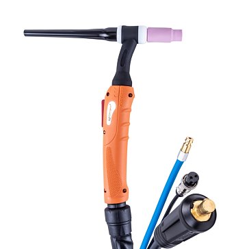 Изображение товара Горелка FoxWeld UnoTIG-26-Flex 4573 с кабелем 4м, воздушное охлаждение, 2pin