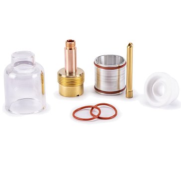 Изображение товара Набор FoxWeld GLASSY №4 9208, 17.0 мм, TIG 17/18/26, д 2.4 мм, вольфрам 